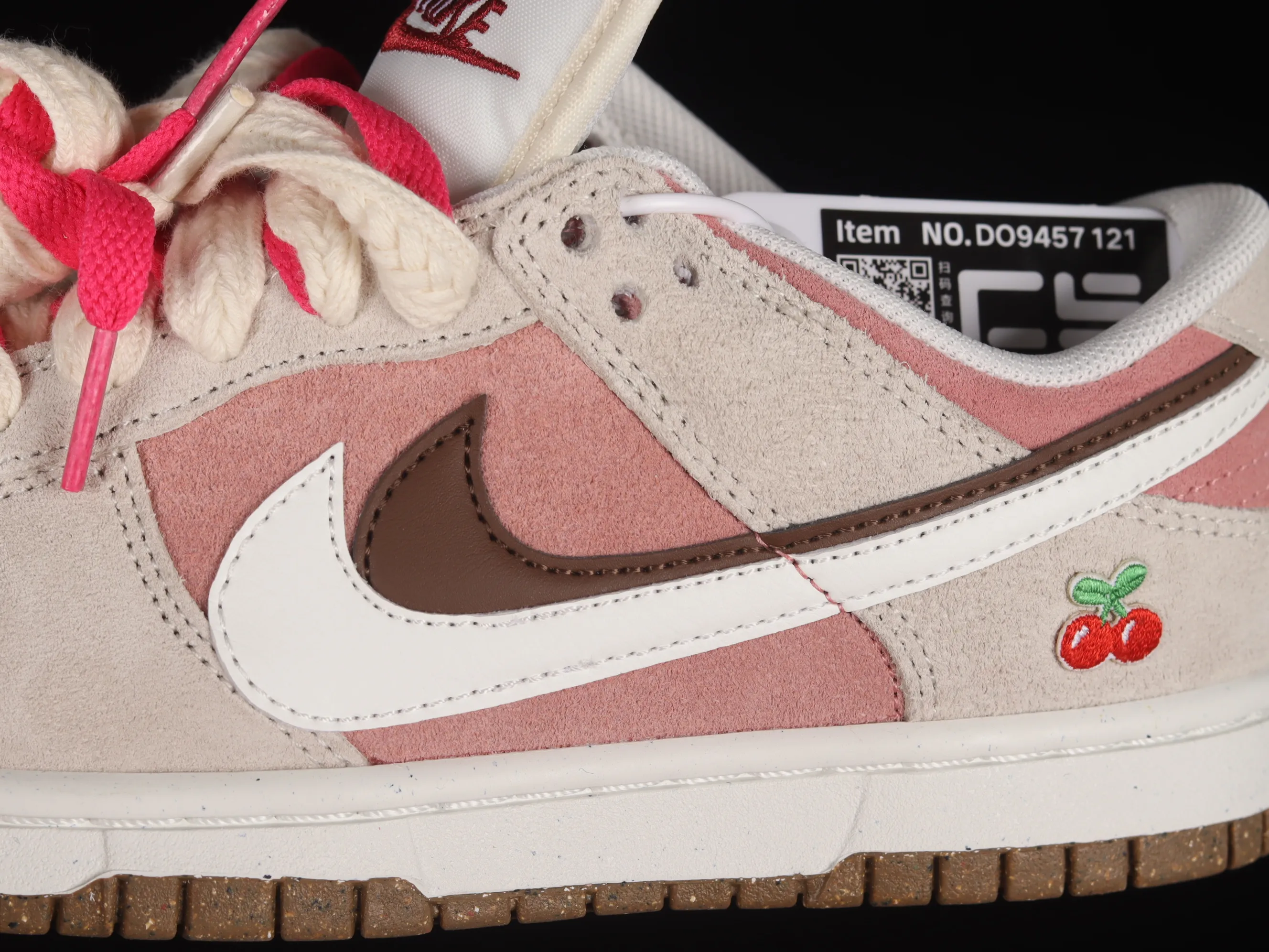 All categories Nk SB Dunk series Nk SB Dunk Low low-top sneakers Nk SB Dunk Low "85" cherry pink SB low-top sports and leisure sneakers DO9457-121